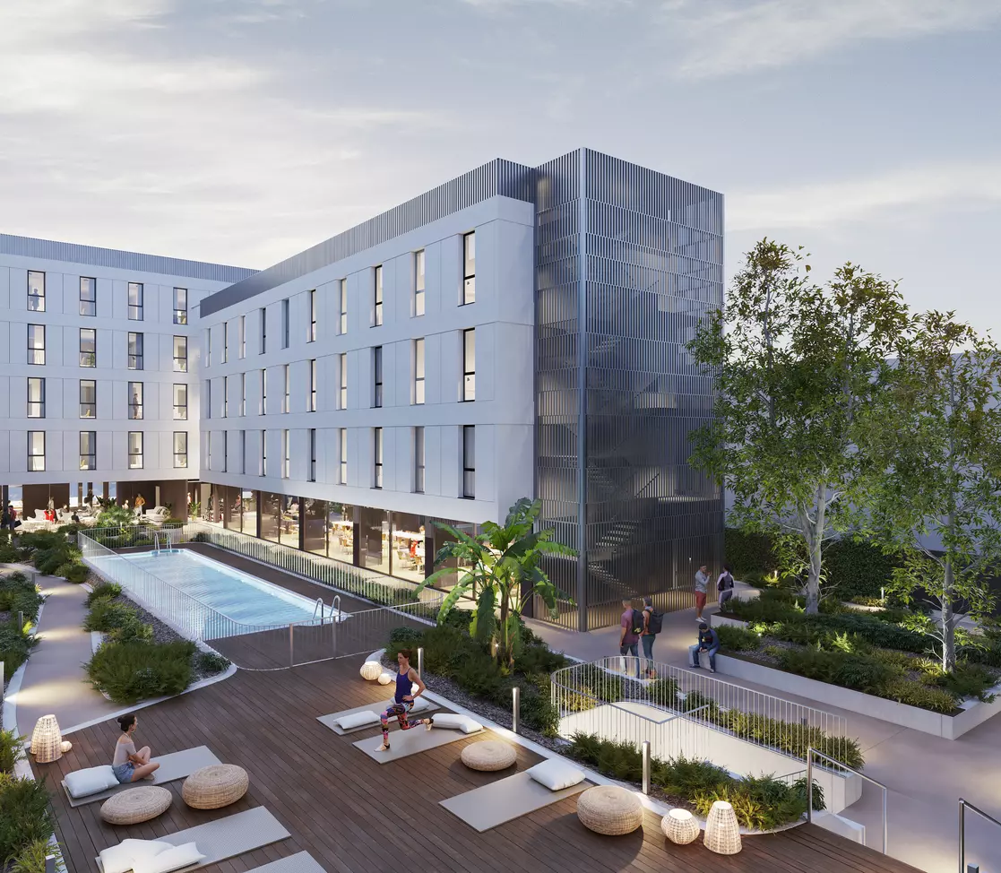 PBSA Madrid_ Student Housing real estate project - 01 BESIX RED
