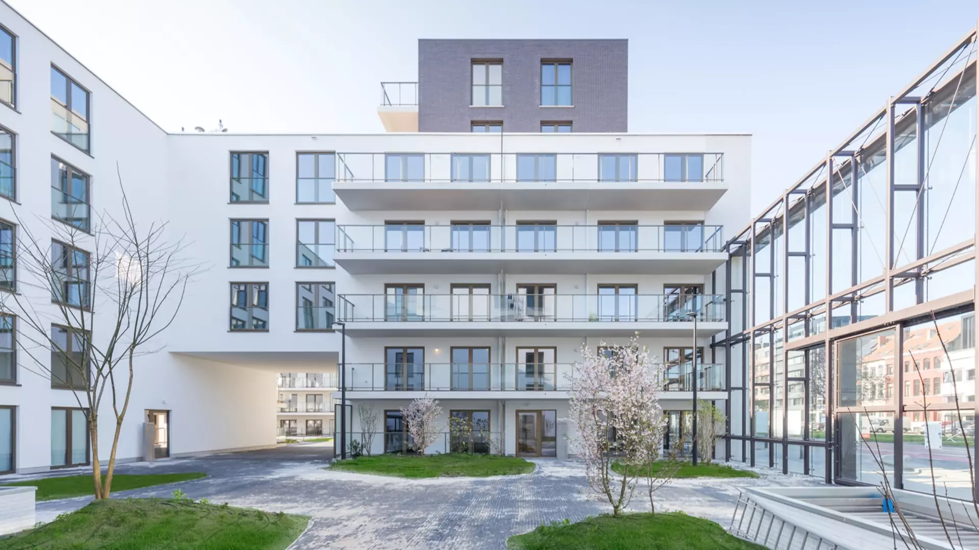 Dunant Gardens - Residential real estate project in Ghent 04 | BESIX RED