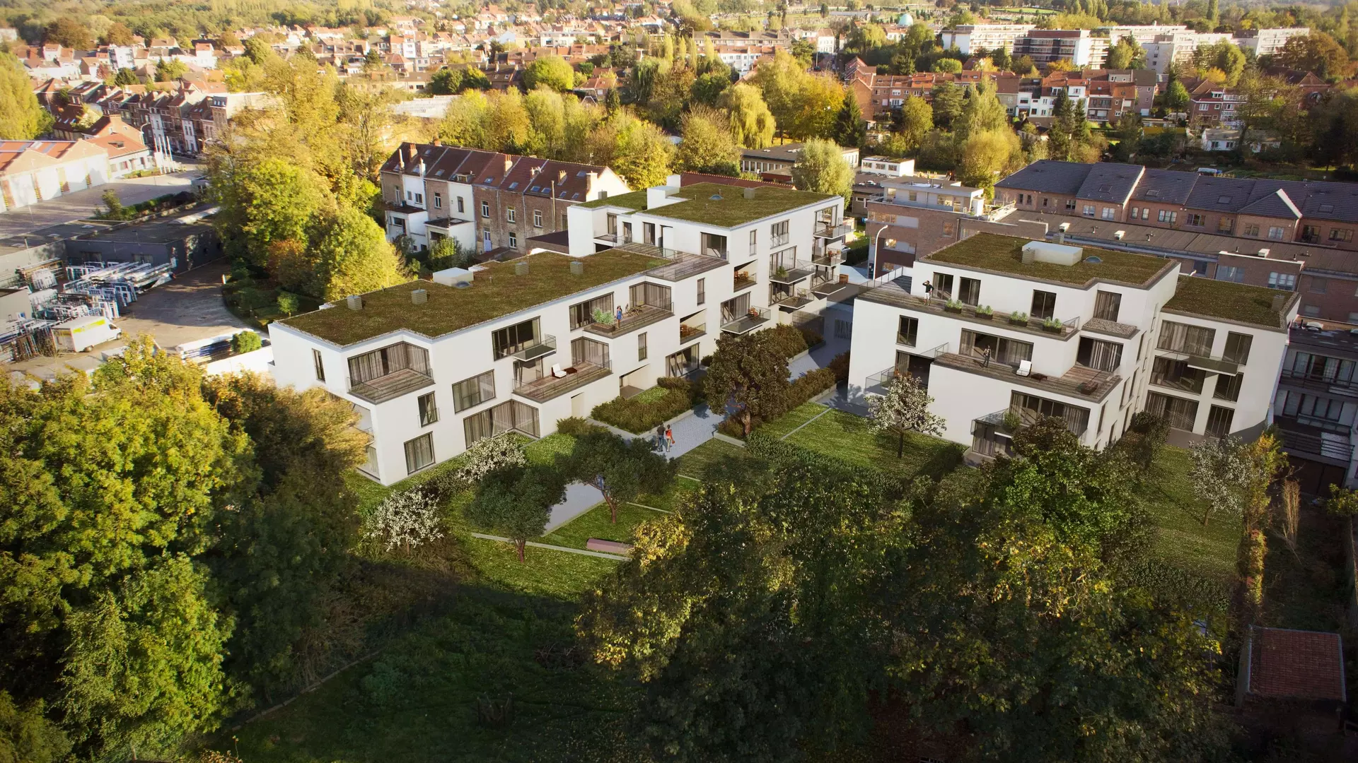 Oree du parc - Residential real estate project in Uccle - Header | BESIX RED