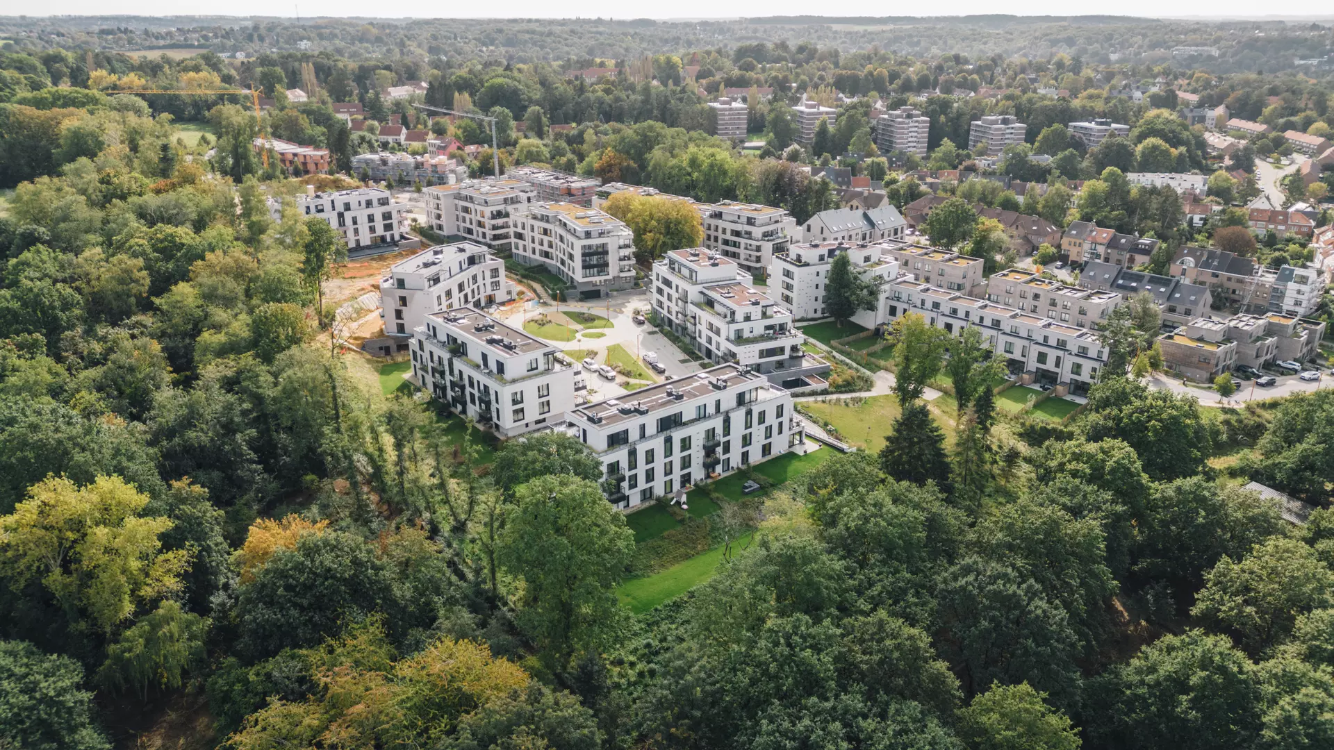 Les Promenades d_Uccle - Residential real estate project in Uccle - Header BESIX RED