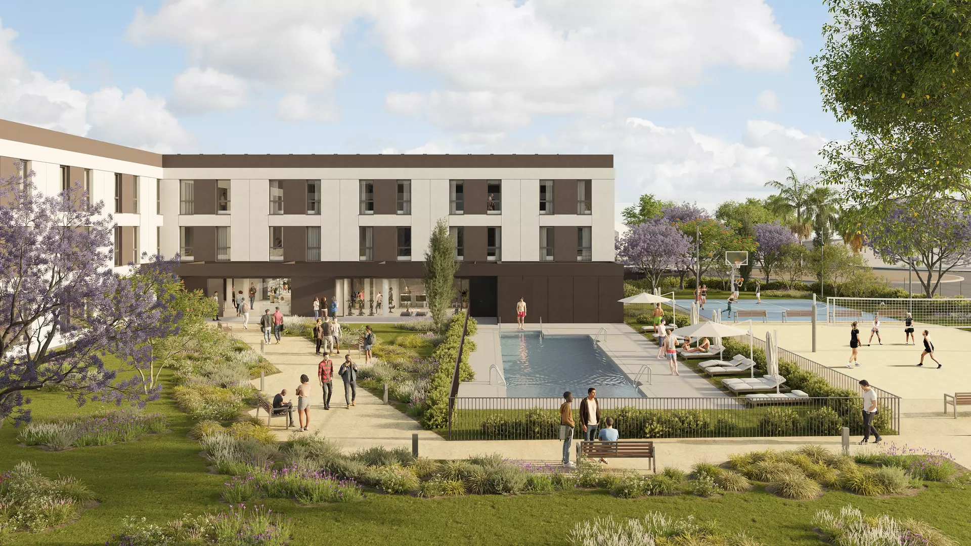 PBSA Alicante_ Student Housing real estate project - 02 BESIX RED