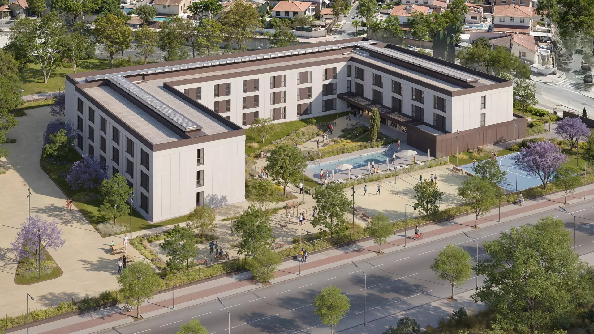 PBSA Alicante_ Student Housing real estate project - Header BESIX RED