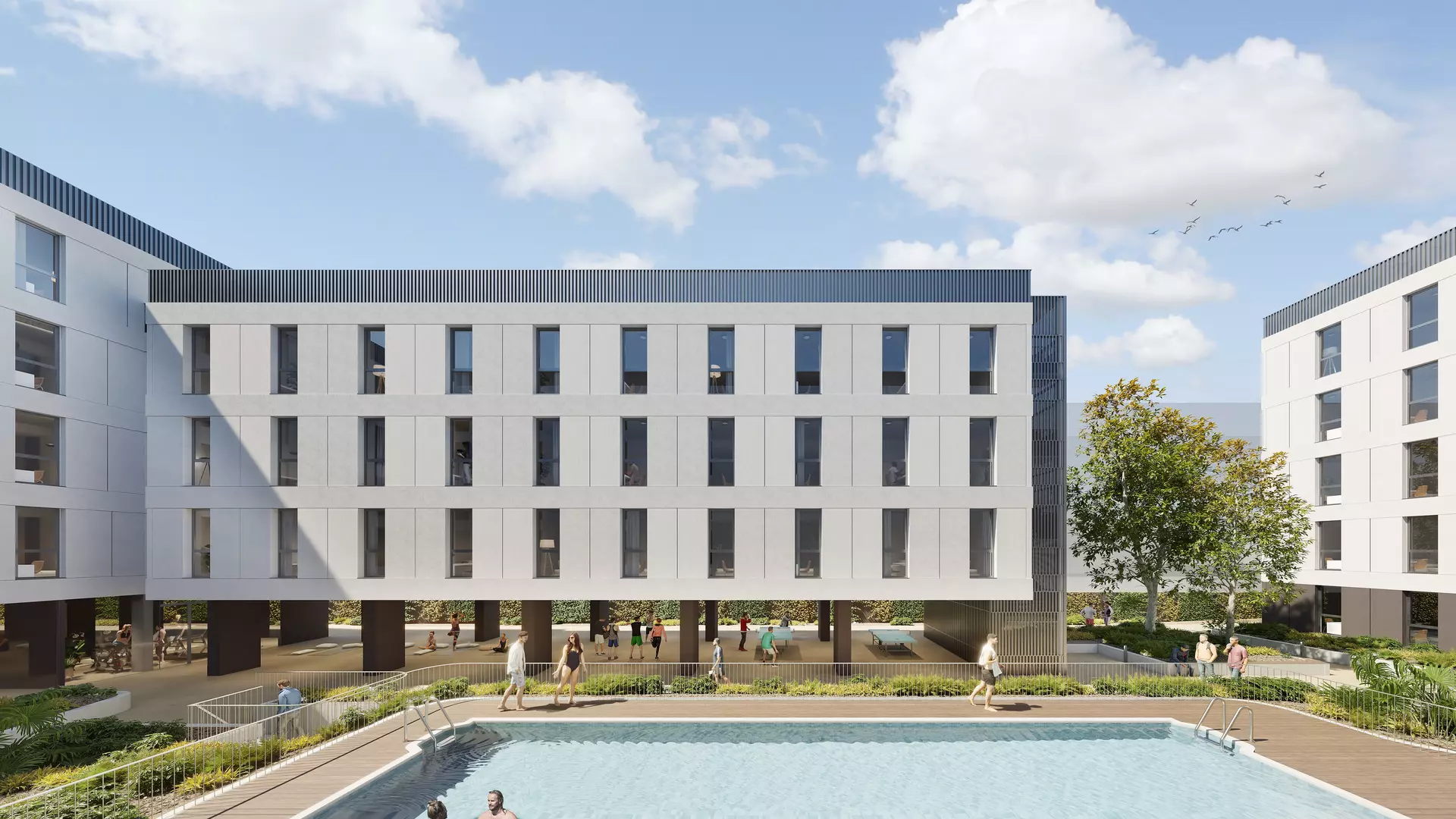 PBSA Madrid_ Student Housing real estate project - 02 BESIX RED
