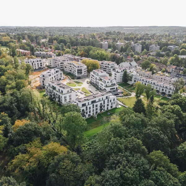 Les Promenades d_Uccle - Residential real estate project in Uccle - Header BESIX RED