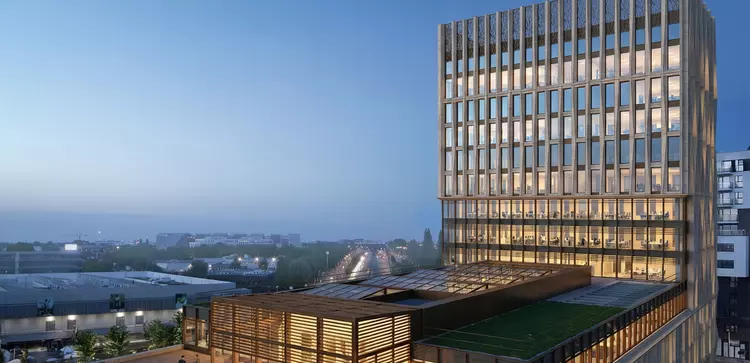 Matisse 16 - Mixed Use and Retail real estate project in Evere - Working 14 BESIX RED