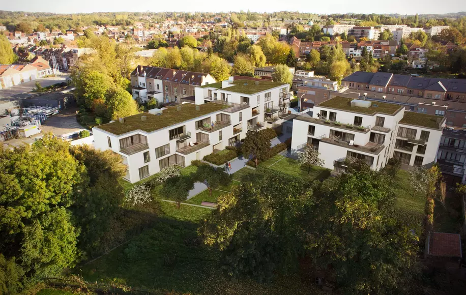 Oree du parc - Residential real estate project in Uccle - Header | BESIX RED