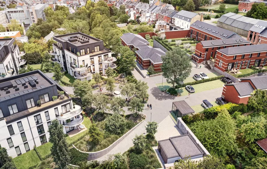 TILIA - Residential real estate project in Salzinnes - Header BESIX RED