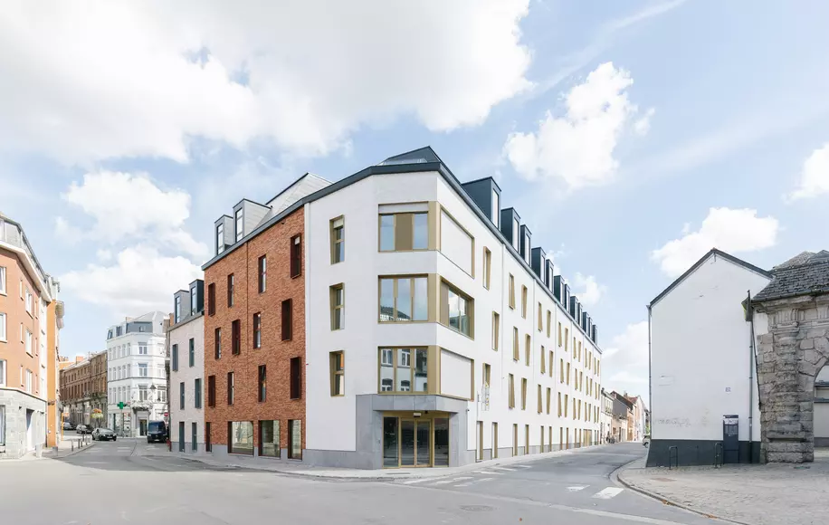Agora Campus - Student housing real estate project - Header BESIX RED